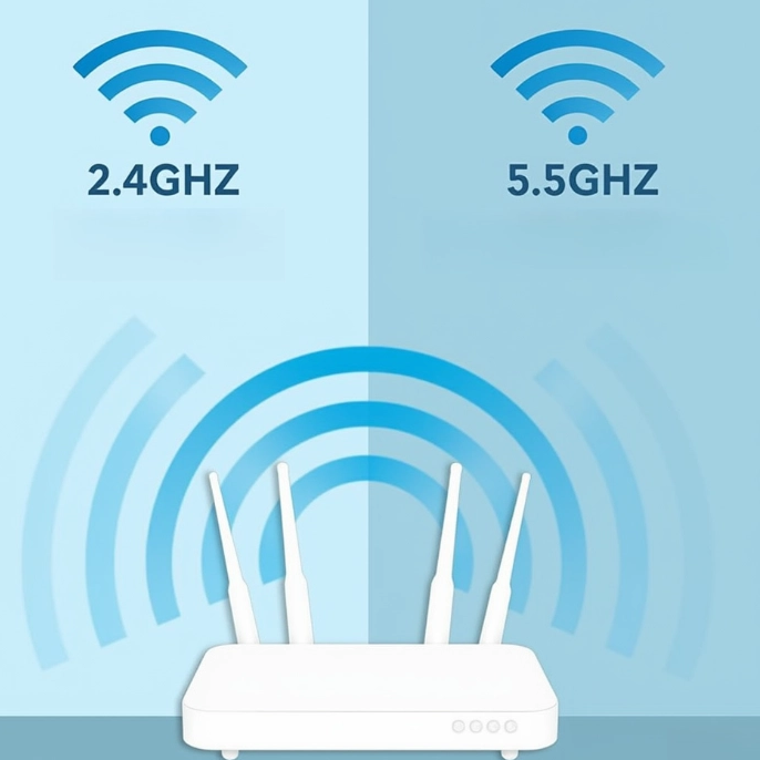 How to Choose WiFi Frequency: Comparison and Application of 2.4 GHz and 5 GHz