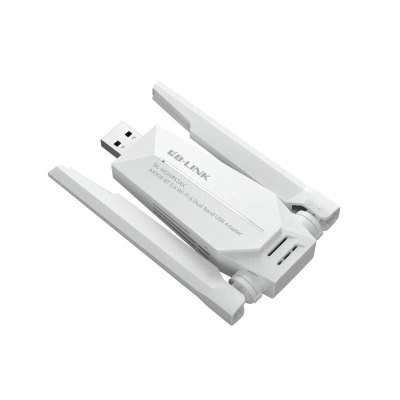 WDN953AX AX900+BT5.4 Çift Bantlı Kablosuz Yüksek Kazançlı USB Adaptörü
