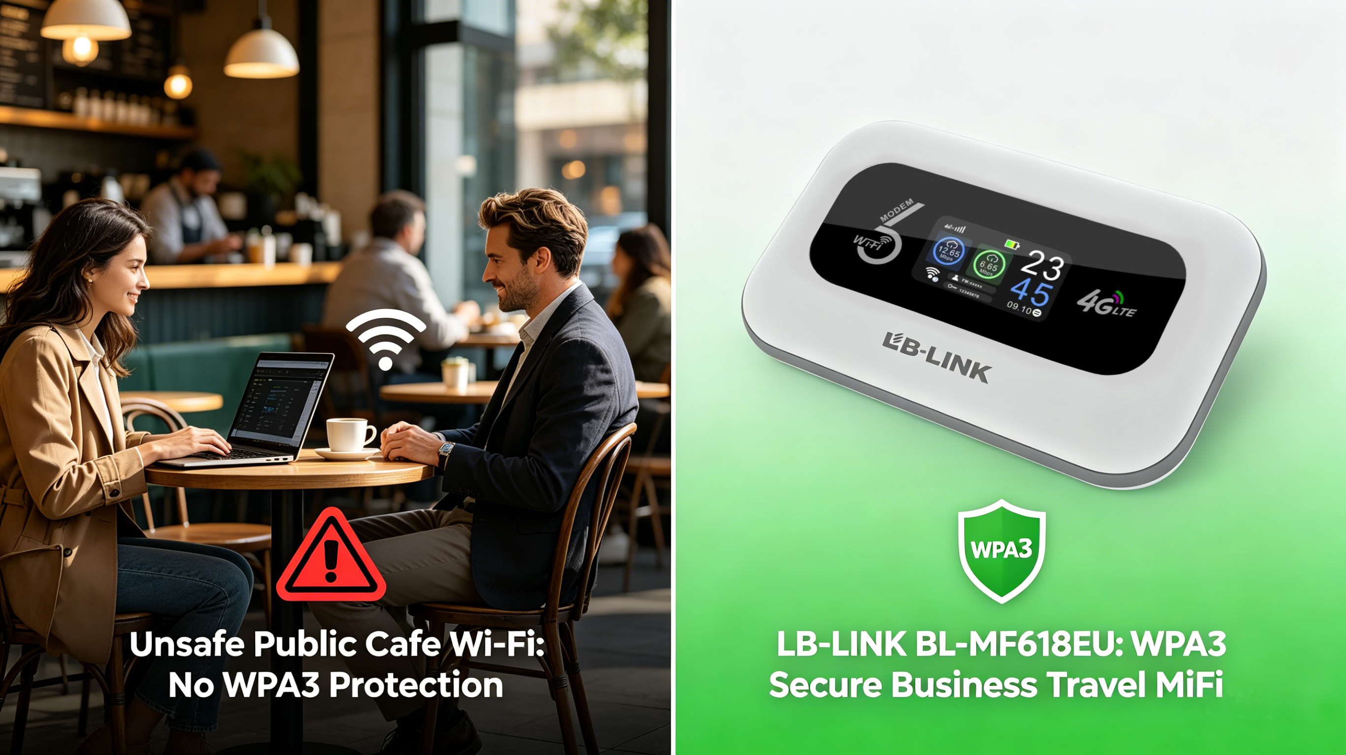 WPA3 secure private wifi BL-MF618EU vs unsafe public cafe wifi.png